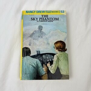 Nancy Drew # 53 The Sky Phantom Carolyn Keene Vintage Hardcover 1989 Printing